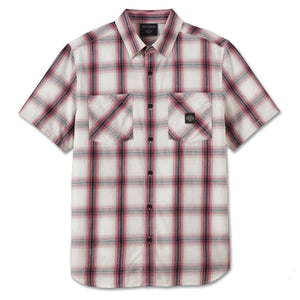 96858-23vm Harley SHIRT-WOVENRED PLAID 96858-23vm