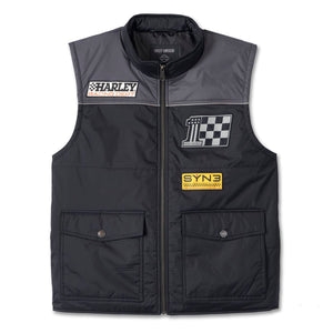 97410-24vm Harley VEST-WOVENBLACK 97410-24vm