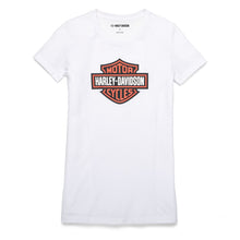 99152-22vw Harley 99152-22VW WOMEN&#39;S BAR &AMP; SHIELD GRAPHIC TEE