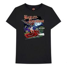 brv1863 HD MENS XMAS TEE WONDERLAND BLACK