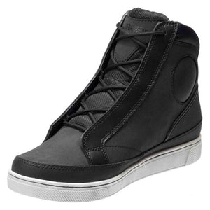 Harley wo-d87175 Harley Women&apos;s Vardon 6.5-Inch Black Waterproof Riding Sneakers D87175